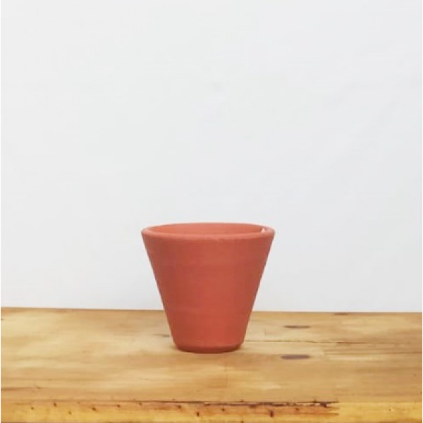 Vaso comum liso nº1 (L12,5xA10,5xP12,5 cm)