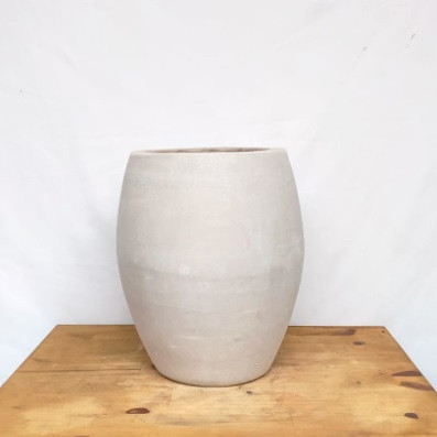 Vaso concreto Fermê Mini (oval) (L26xA32xP26 cm)