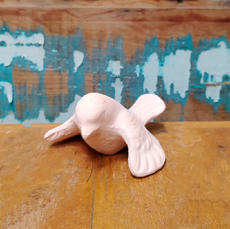 Passarinhos de gesso