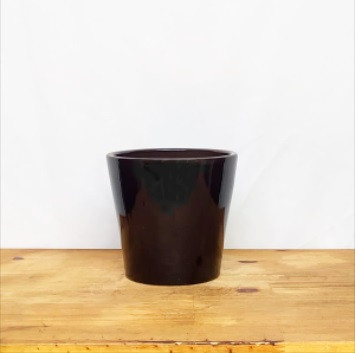 Vaso Senegal preto M  (L17xA16xP17 cm)