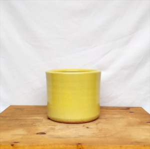 Vaso Mini cilindro nº 3 Esmaltado amarelo (L19xA16xP19 cm)