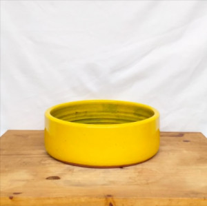 Vaso Cuia reta nº 3 Esmaltado amarelo (L27xA9xP27 cm)