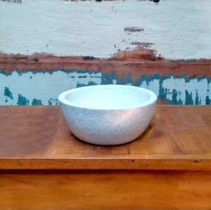 Vaso Cuia nº 1 Esmaltado branca (L21xA9xP21 cm)