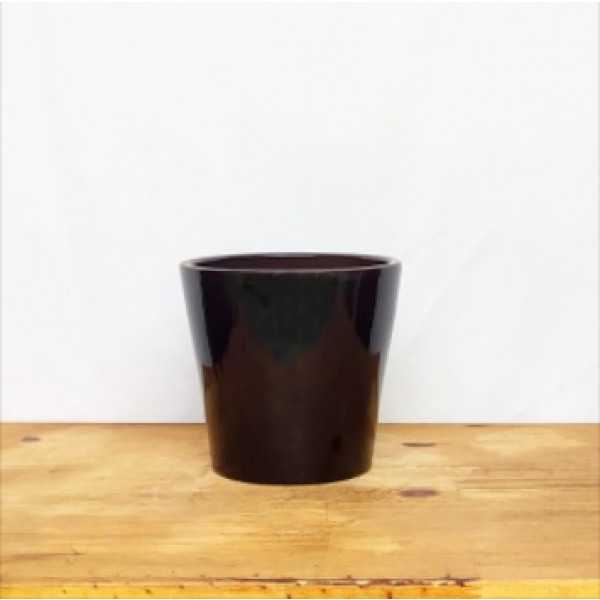 Vaso Senegal preto M  (L17xA16xP17 cm)