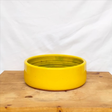 Vaso Cuia reta nº 3 Esmaltado amarelo (L27xA9xP27 cm)