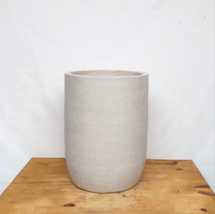 Vaso concreto curvo mini (L30xA30xP30 cm)