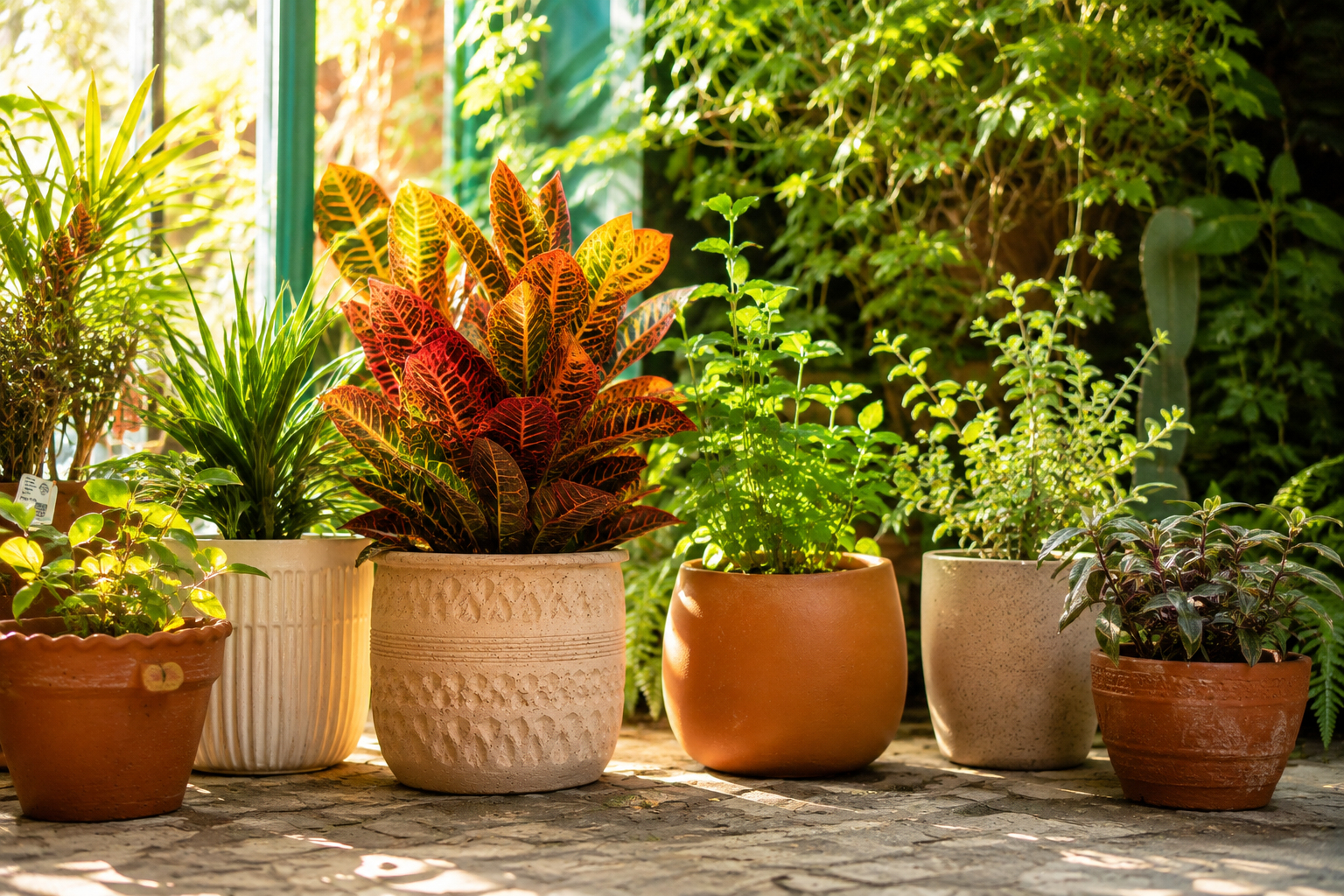 Plantas grandes para o chão